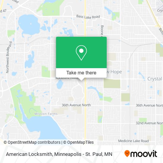 Mapa de American Locksmith