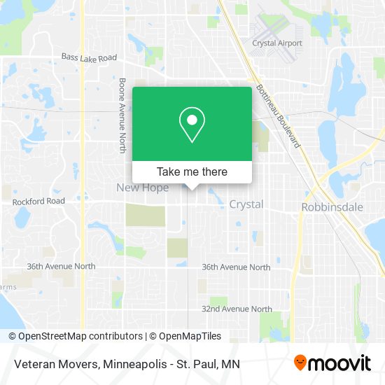 Mapa de Veteran Movers