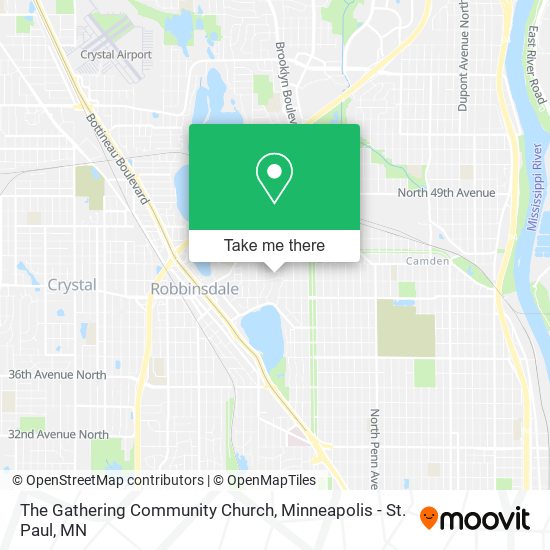 The Gathering Community Church map