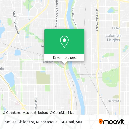 Smiles Childcare map