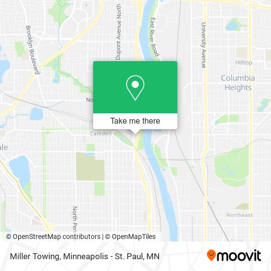 Miller Towing map