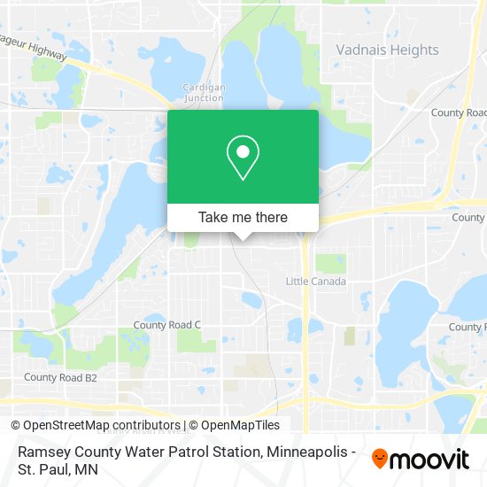 Mapa de Ramsey County Water Patrol Station