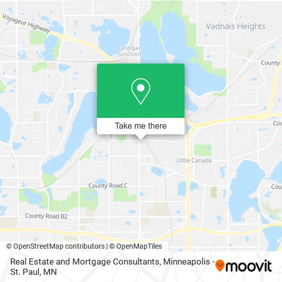 Real Estate and Mortgage Consultants map