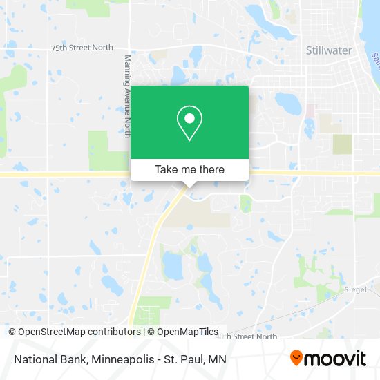 Mapa de National Bank