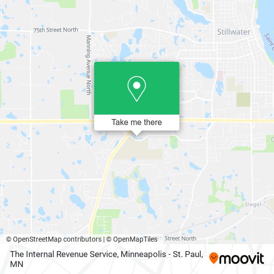 Mapa de The Internal Revenue Service
