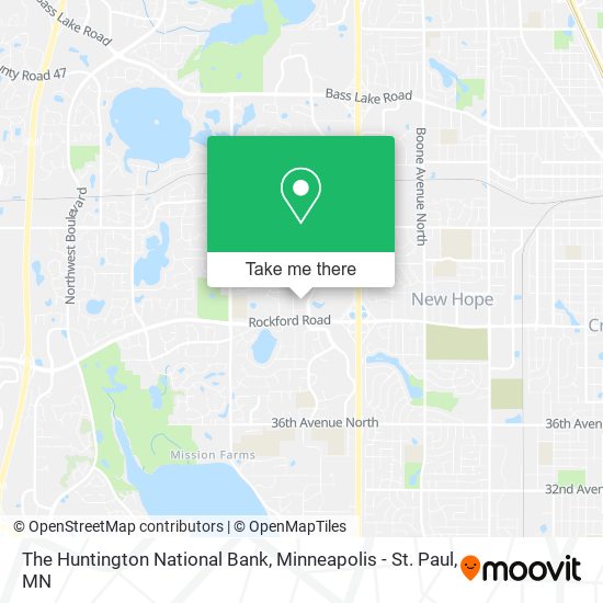 The Huntington National Bank map