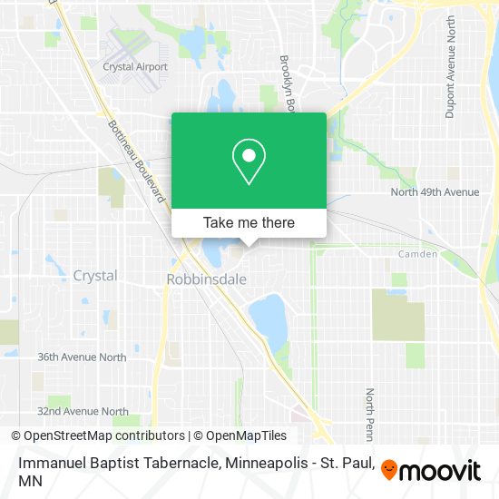 Mapa de Immanuel Baptist Tabernacle
