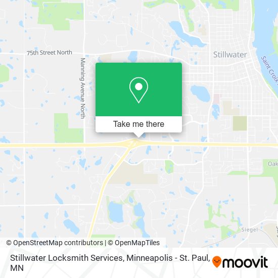 Stillwater Locksmith Services map