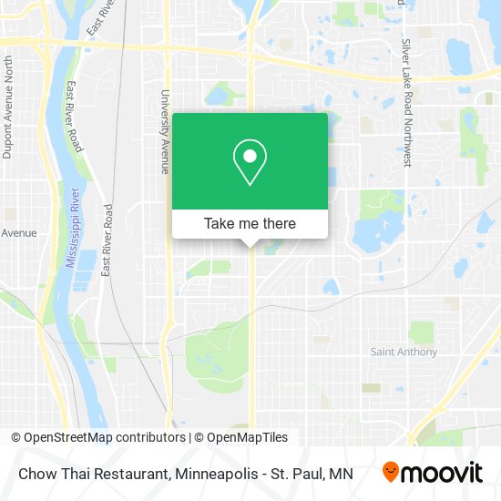 Chow Thai Restaurant map