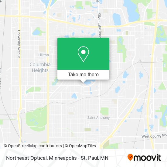 Northeast Optical map
