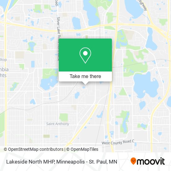Mapa de Lakeside North MHP