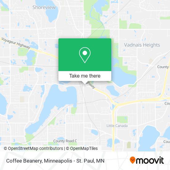 Coffee Beanery map