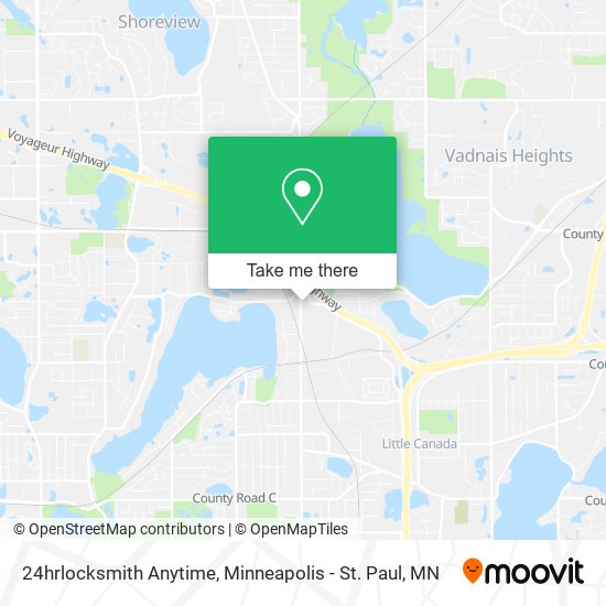 Mapa de 24hrlocksmith Anytime