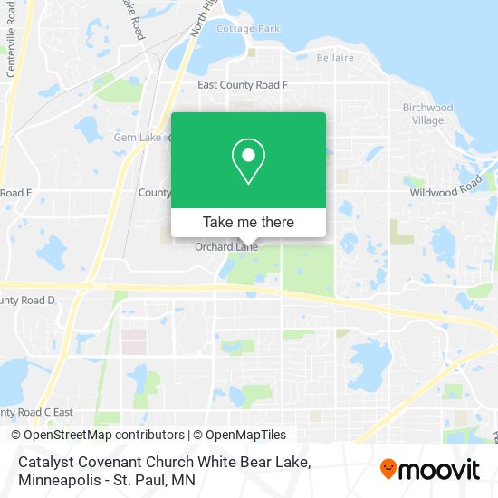 Catalyst Covenant Church White Bear Lake map