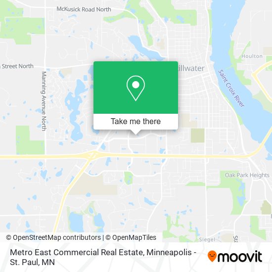 Metro East Commercial Real Estate map