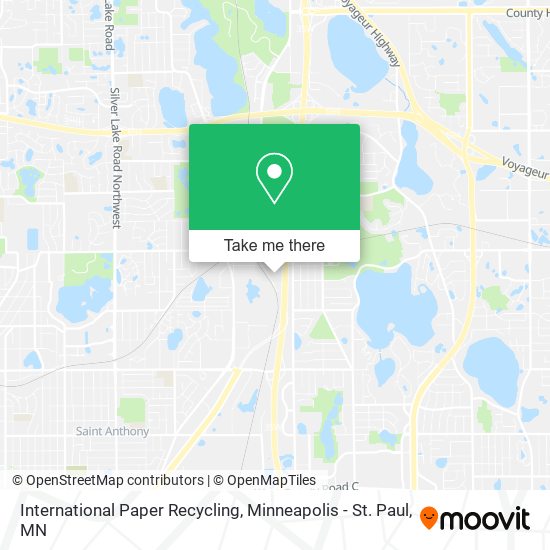 Mapa de International Paper Recycling