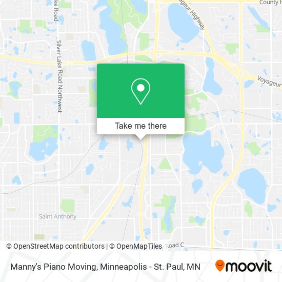 Mapa de Manny's Piano Moving