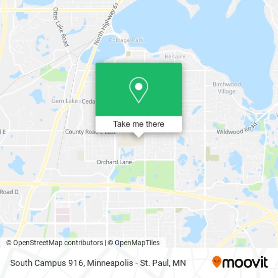 Mapa de South Campus 916