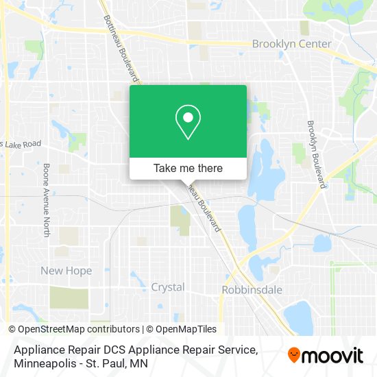 Appliance Repair DCS Appliance Repair Service map