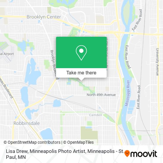 Mapa de Lisa Drew, Minneapolis Photo Artist