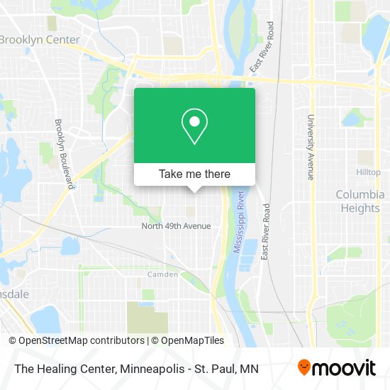 The Healing Center map