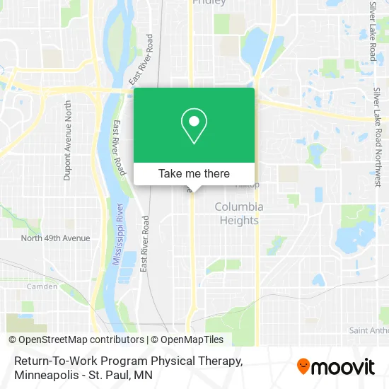 Return-To-Work Program Physical Therapy map