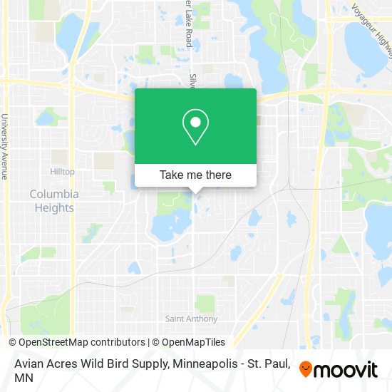 Avian Acres Wild Bird Supply map