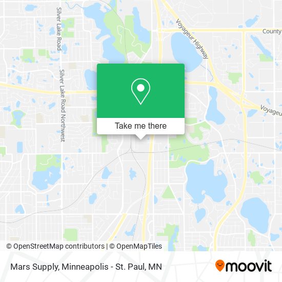 Mapa de Mars Supply