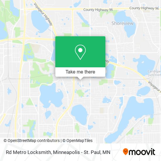 Rd Metro Locksmith map