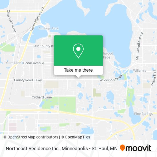 Northeast Residence Inc. map