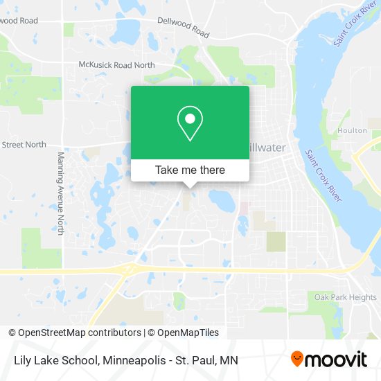 Lily Lake School map