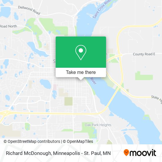 Mapa de Richard McDonough