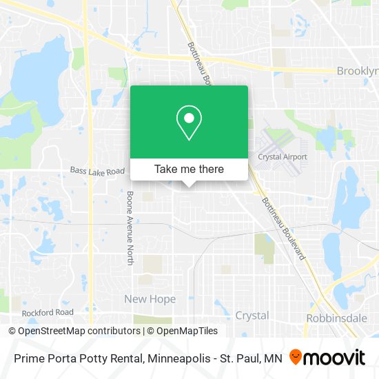 Prime Porta Potty Rental map