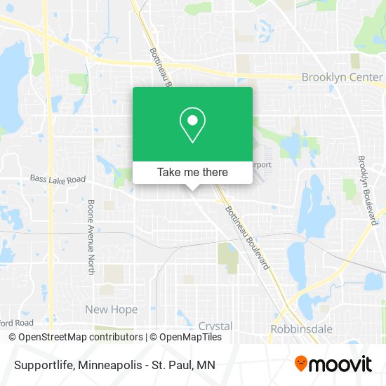 Supportlife map