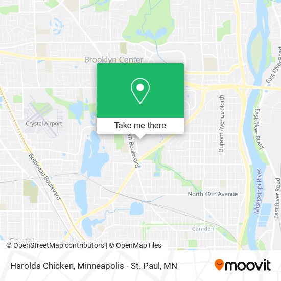 Harolds Chicken map