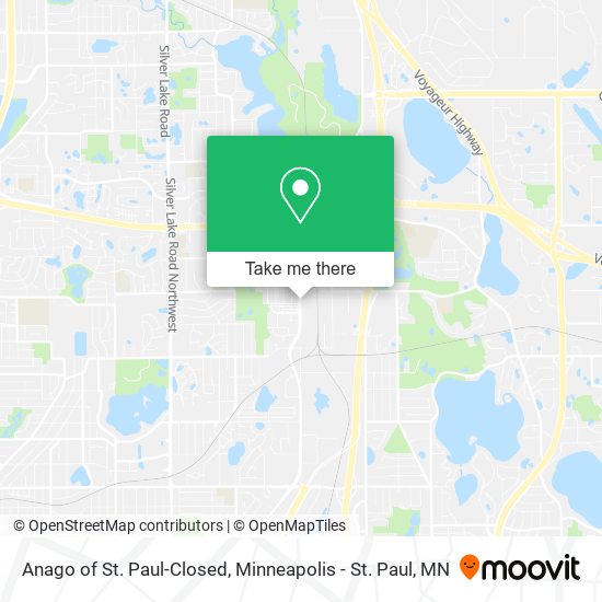 Mapa de Anago of St. Paul-Closed