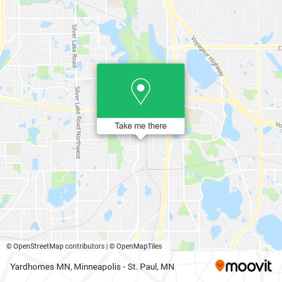 Yardhomes MN map