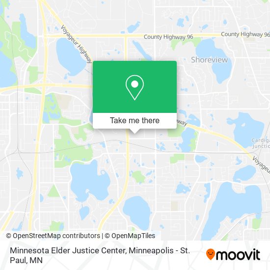 Mapa de Minnesota Elder Justice Center