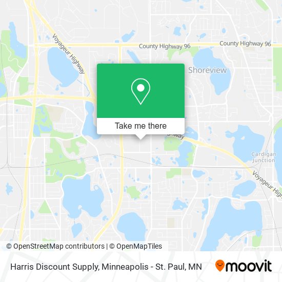 Mapa de Harris Discount Supply