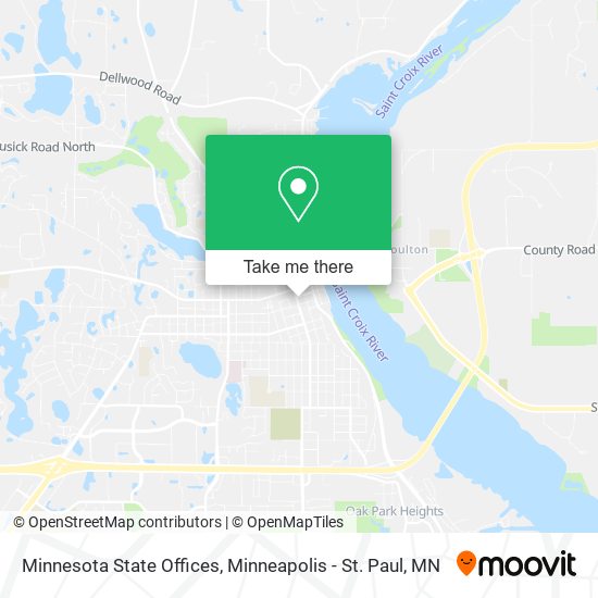 Minnesota State Offices map