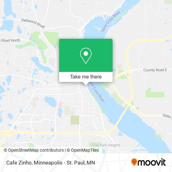 Mapa de Cafe Zinho