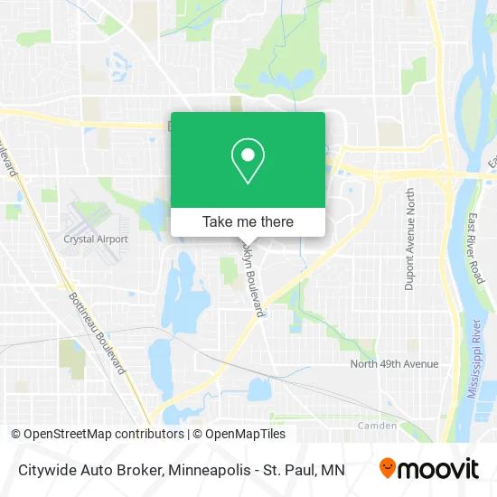 Citywide Auto Broker map