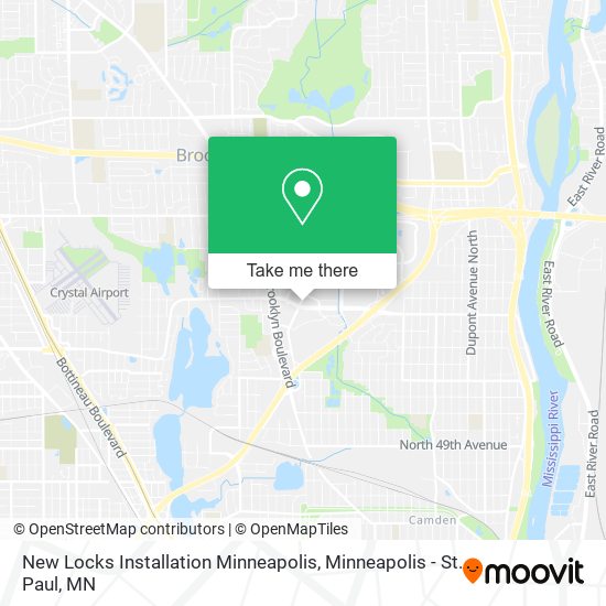 New Locks Installation Minneapolis map