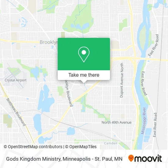 Mapa de Gods Kingdom Ministry