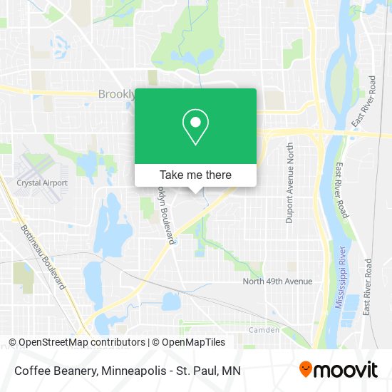 Coffee Beanery map