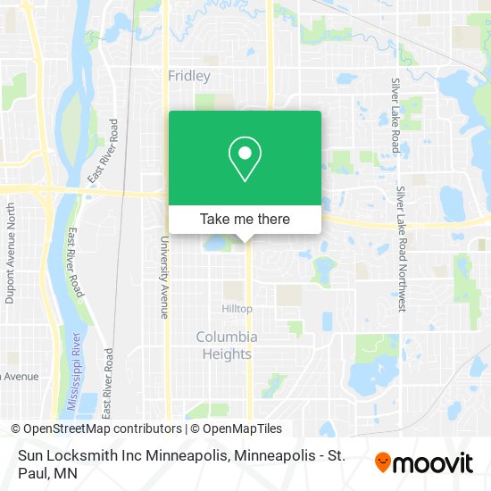 Sun Locksmith Inc Minneapolis map