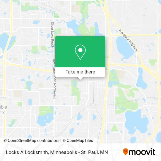 Locks A Locksmith map