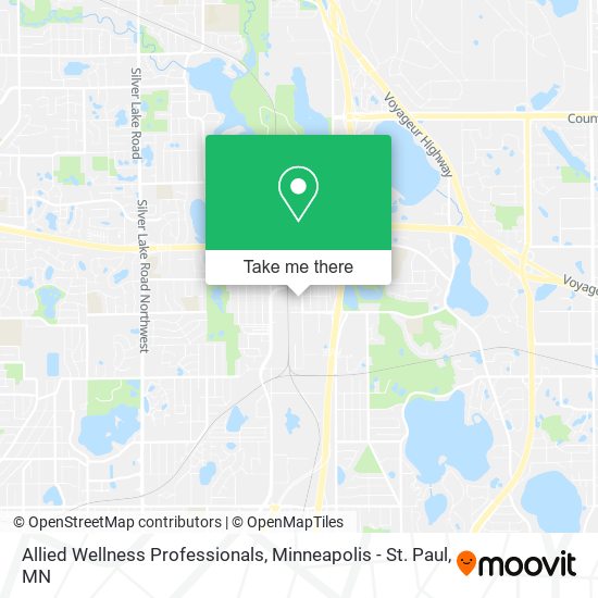 Allied Wellness Professionals map