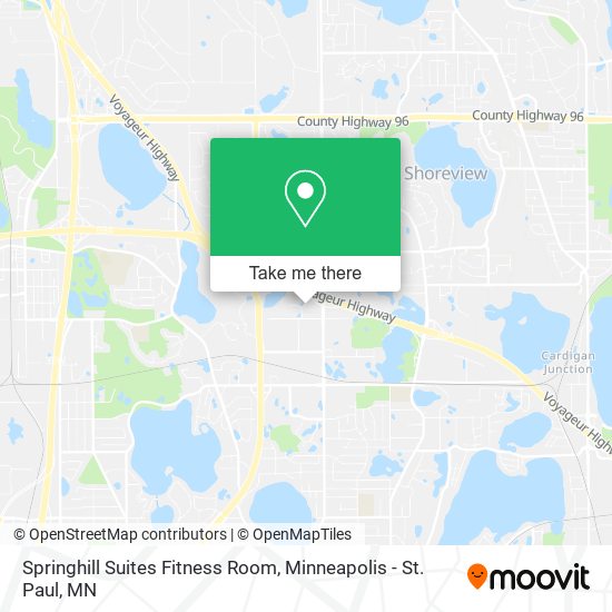 Mapa de Springhill Suites Fitness Room