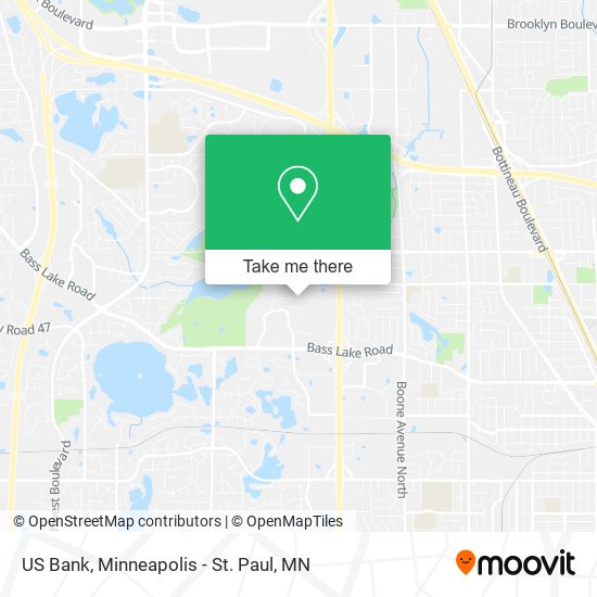Mapa de US Bank